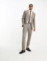 Selected Homme slim fit suit jacket in brown houndstooth