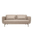 Lilou 77" Polyester, Nylon with Metal Legs Sofa