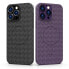 Фото #5 товара Чехол для iPhone 14 Pro Hurtel Woven Case с плетением MagSafe черный