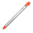 Фото #1 товара Logitech Crayon - Tablet - Apple - Orange - Silver - iPad 6th - Orange - Built-in