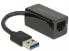 Фото #2 товара Delock 65903 - USB Type-A - RJ-45 - RJ-45 - Black - 0.135 m - Activity - Power