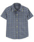 Baby Plaid Button-Down Shirt 3M