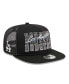 ფოტო #2 პროდუქტის Men's Black Los Angeles Dodgers Street Team A-Frame Trucker 9FIFTY Snapback Hat
