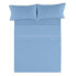 Фото #1 товара Комплект постельного белья Nordic без наполнения Alexandra House Living Светло-синий King size 4 предмета