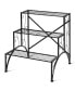 Plant Rack 3-Tier Metal Plant Stand Garden Shelf Stair Style