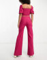 Vesper trouser co-ord in raspberry