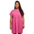Фото #1 товара Платье URBAN CLASSICS Органическое Имперское с оборкой лифа и короткими рукавами