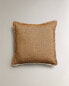 Chenille cushion cover