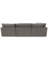 Фото #16 товара Marsten 126" 4-Pc. Fabric Sectional Sofa, Created for Macy's