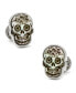 ფოტო #1 პროდუქტის Day of the Dead Skull White Mother of Pearl Cufflinks