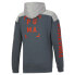 Puma Train Logo Full Zip Hoodie Mens Grey Casual Outerwear 67041542