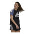 Фото #7 товара Футболка с коротким рукавом женская Adidas Sportswear Colorblock Чёрный