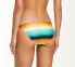 ViX Delta Detail Hipster Cut Stripped Bikini Bottom Multi Color Swimwear Size S