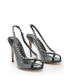 Фото #2 товара Camarine Diamante Embellished Clear High Heels sandals