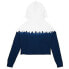 NFL Tennessee Titans Girls' Crop Hooded Sweatshirt - XL