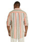 ფოტო #3 პროდუქტის Johnny Big Men's Portugal Stripe Linen Shirt Big & Tall
