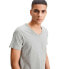 ფოტო #3 პროდუქტის JACK & JONES Basic V-Neck short sleeve T-shirt