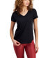 ფოტო #1 პროდუქტის Women's V-Neck Short-Sleeve T-Shirt, Created for Macy's