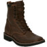 Фото #2 товара Justin Original Workboots Pulley 8 Inch Electrical Soft Toe Work Mens Brown Wor