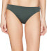 Фото #1 товара Tommy Hilfiger Women's 242932 Green Hippie Classic Bikini Bottom Swimwear Size S