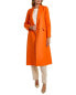 Фото #2 товара Oscar De La Renta Twill Coat Women's Orange 2