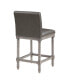 Фото #8 товара Abbott 26" Spindle Counter Stool with Frame and Faux Leather