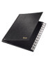 Фото #2 товара Bene 75100 - Alphabetic tab index - Hardboard,Cardboard - Black - 272 mm - 35.5 cm - 35 mm