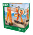 Фото #2 товара Игровой набор крана BRIO Gantry Crane 3 года - коричнево-оранжевый