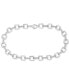 ფოტო #1 პროდუქტის Diamond Square Link Bracelet (1/6 ct. t.w.) in Sterling Silver