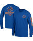 ფოტო #1 პროდუქტის Men's Royal Boise State Broncos Team Stack Long Sleeve T-shirt