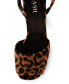 ფოტო #4 პროდუქტის Women's Flora Architectural Heel Peep-Toe Platform Dress Sandals - Extended Sizes 10-14