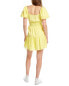 Фото #2 товара Dnt Smocked Linen-Blend Mini Dress Women's