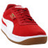 Puma California Lace Up Mens Red Sneakers Casual Shoes 366608-07