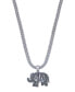 Macy's elephant Pendant 18" Necklace in Silver Plate - фото #1