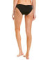 LSpace Women's 183757 Monique Full Cut Bikini Bottom Black Swimwear Size L
