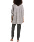 Фото #2 товара Barefoot Dreams Cozychic Collared Poncho Women's Grey Os