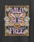 Фото #3 товара Air Waves Trendy Plus Size Butterfly Graphic T-shirt