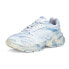 Фото #2 товара Puma Velophasis Overdye Lace Up Mens White Sneakers Casual Shoes 39196601