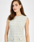 Фото #4 товара Juniors' Tweed Fringe-Hem Sheath Dress