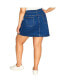 Фото #2 товара Plus Size Island Denim Skirt