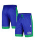 Men's Royal, Green Distressed Seattle Seahawks Vintage-Like Fan Favorite Shorts