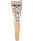 ფოტო #10 პროდუქტის Diamond Three Stone Engagement Ring (3/4 ct. t.w.) in 14k White, Yellow or Rose Gold