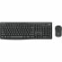 Keyboard and Wireless Mouse Logitech 920-009870 Wireless Black Grey Graphite Portuguese