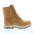 Фото #3 товара Dunham 8000 Works 8" Plain Boot CI2325 Mens Brown Nubuck Lace Up Work Boots 11