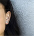 Silver heart earrings AGUP1492S