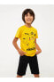 Фото #3 товара Bisiklet Yaka Pikachu Baskılı Kısa Kollu Erkek Çocuk Tişört
