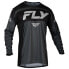 FLY RACING Lite long sleeve T-shirt Серо-черный, L - фото #2