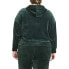 Фото #2 товара Puma Her Velour Pullover Hoodie Plus Womens Green Casual Athletic Outerwear 8468