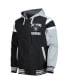 ფოტო #8 პროდუქტის Men's Black, Gray Las Vegas Raiders Extreme Full Back Reversible Hoodie Full-Zip Jacket