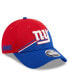 ფოტო #1 პროდუქტის Men's Red, Royal New York Giants 2023 Sideline 9FORTY Adjustable Hat